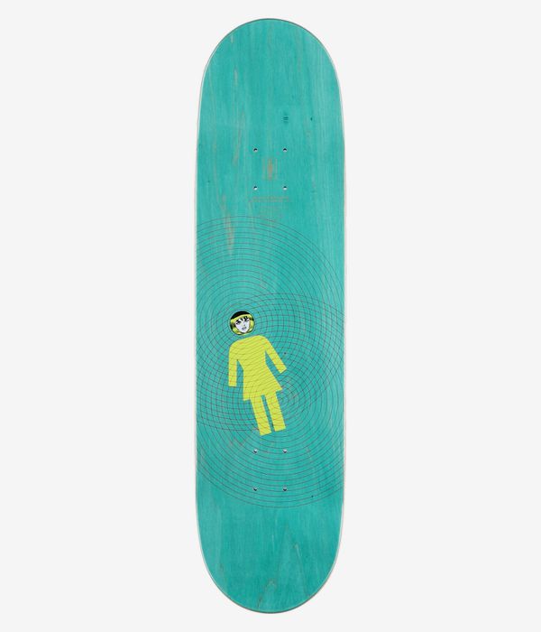 Girl Kennedy Hypno Girl 8.375" Skateboard Deck (black)