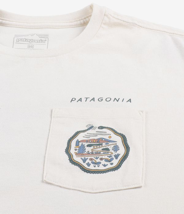 Patagonia Commontrail Pocket Responsibili T-Shirt (birch white)