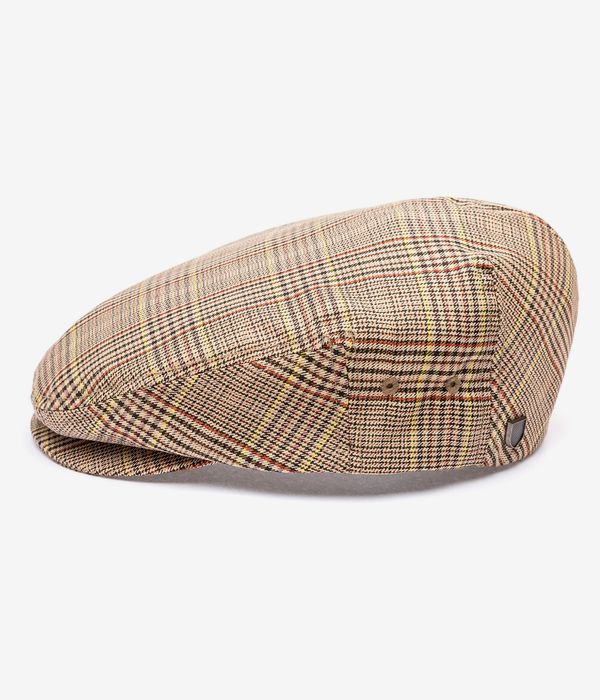 Brixton Hooligan LW Cappello (tan brown rust houndstooth)