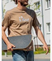 Dime Classic Shiny T-Shirt (sepia)