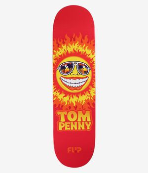 Flip Penny Sun 8.125" Planche de skateboard (red)