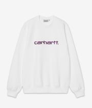 Carhartt WIP Basic Sweatshirt (white huckleberry)
