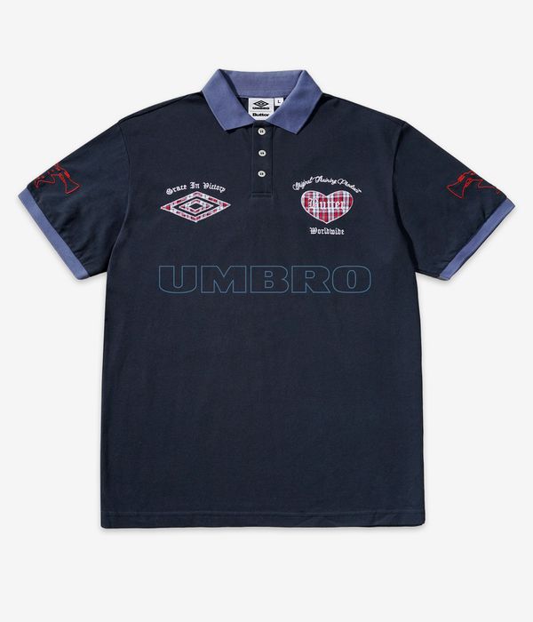Butter Goods x Umbro Victory Polo-Shirt (navy slate)