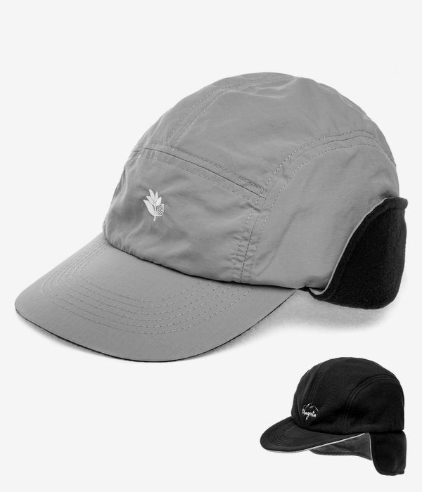 Magenta Reversible Flap Casquette (natural black)