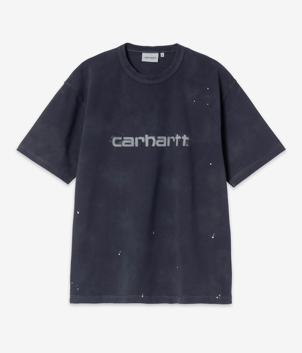 Carhartt WIP Painter T-Shirt (dark navy destroy wash splatter)