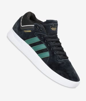 adidas Skateboarding Tyshawn Shoes (core black green white)