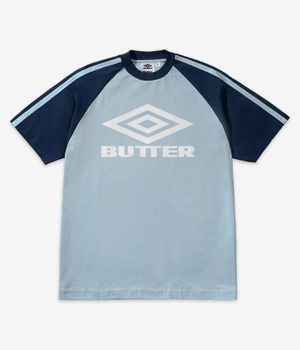 Butter Goods x Umbro Diamond Logo Raglan T-Shirt (slate navy)