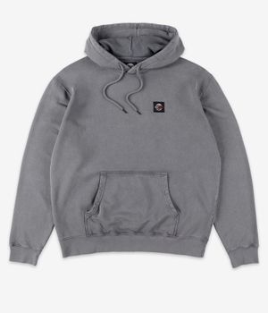 skatedeluxe World Patch Organic sweat à capuche (washed charcoal)