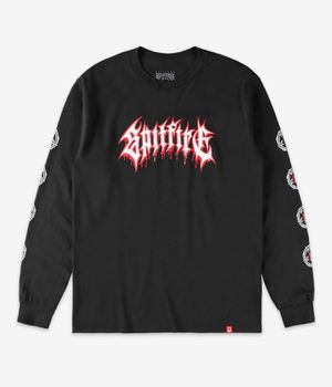 Spitfire Pentagram Drip Long sleeve (black red white)