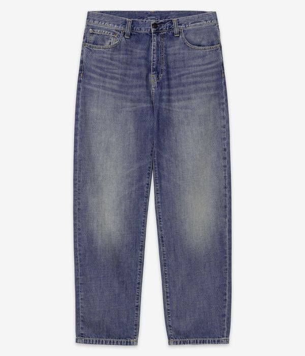 Carhartt WIP Aaron Pant Cotton Camano Jeans (blue dark used wash)