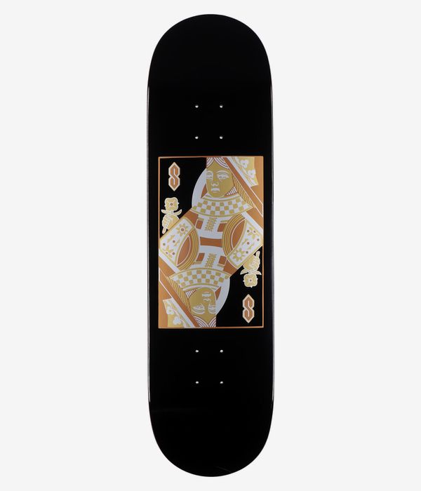 skatedeluxe Cards Twin Tail 8.5" Tabla de skate (black)