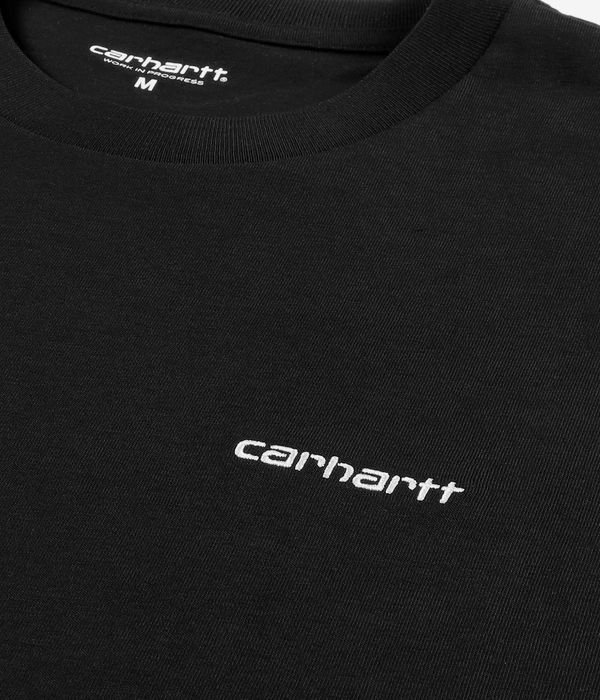 Carhartt WIP Script Embroidery T-Shirty (black white black)