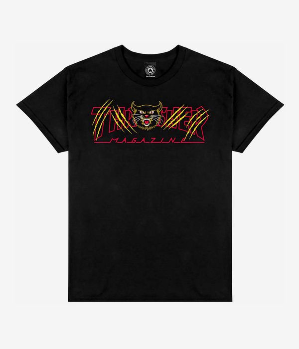 Thrasher Gato Camiseta (black)