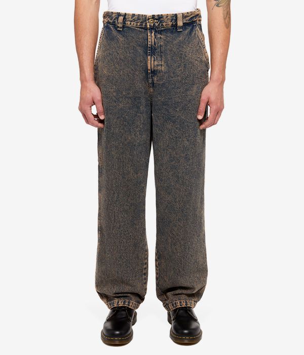 Dickies Madison Baggy Jeansy (yellow fade indigo)