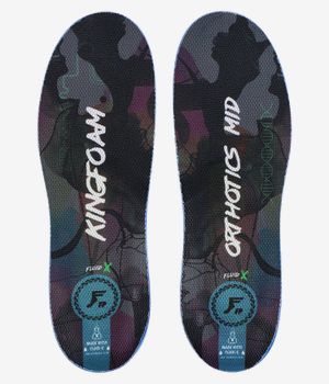 Footprint King Foam Orthotics Fluid X Wkładki (black camo white)