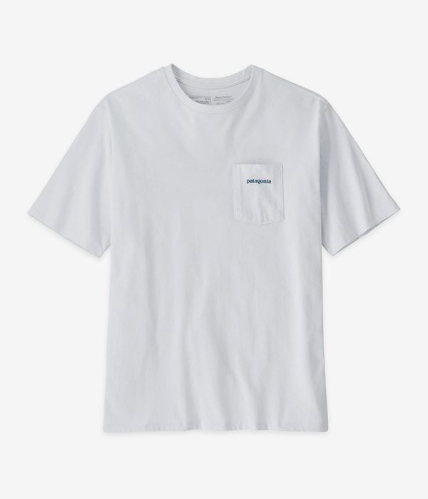 Patagonia Boardshort Logo Pocket Responsibili T-Shirt (fiber white)