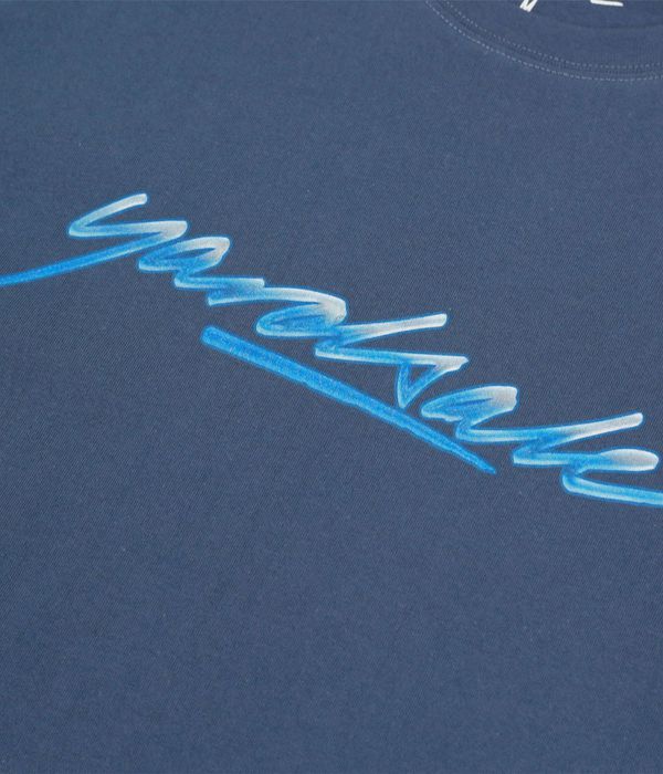 Yardsale Washed Script T-Shirt (blue)