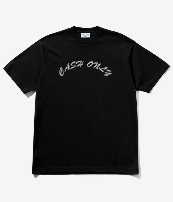 Cash Only Diamond Plate Logo T-Shirt (black)