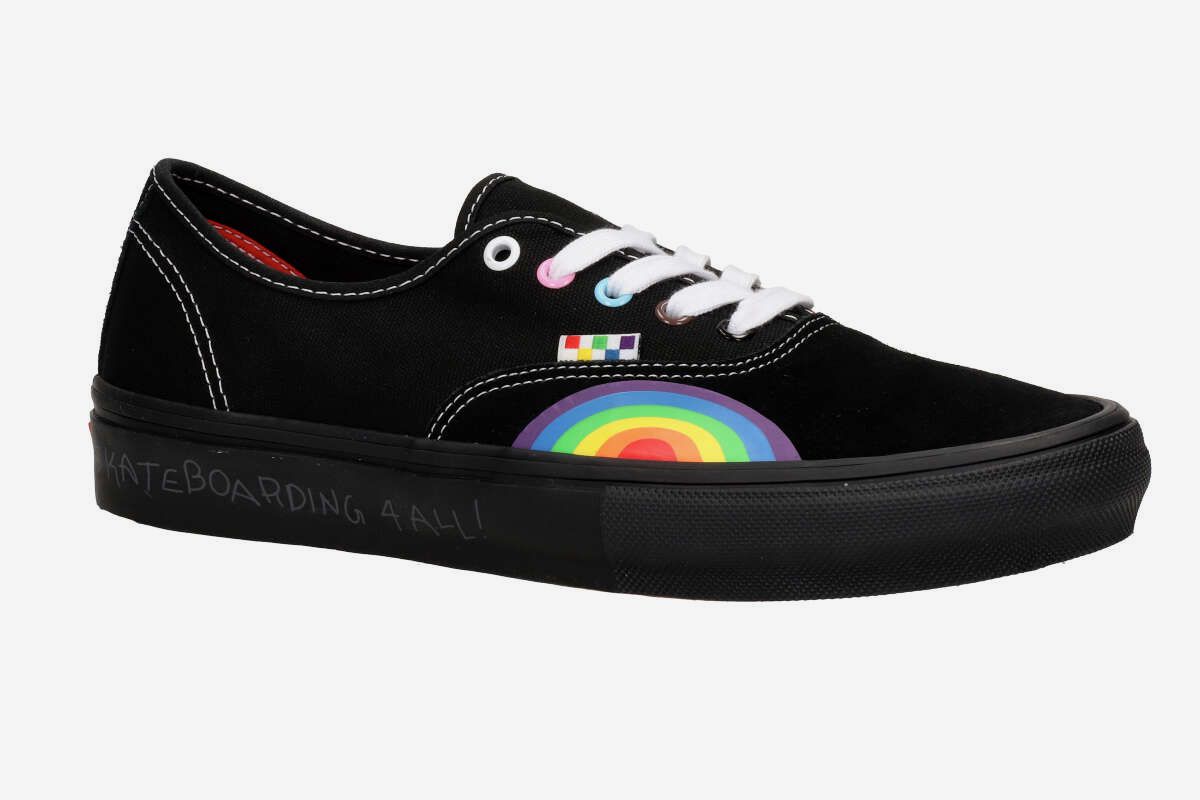Vans Skate Authentic Shoes (pride black multi)