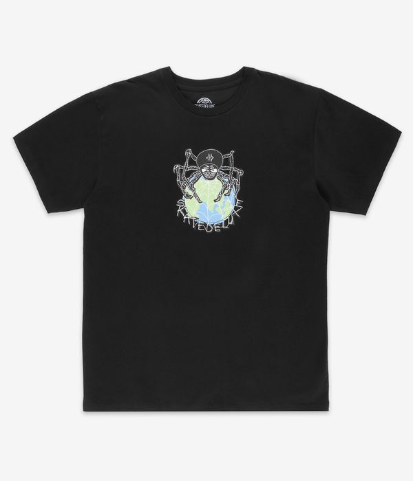 skatedeluxe Global Spinner Organic T-Shirt (black)