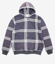 Yardsale Crib Checked Zip-Hoodie (blue)