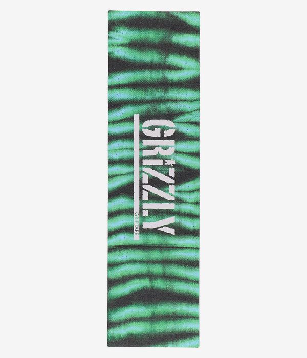 Grizzly Tie Dye Stamp #4 9" Grip adesivo (green)