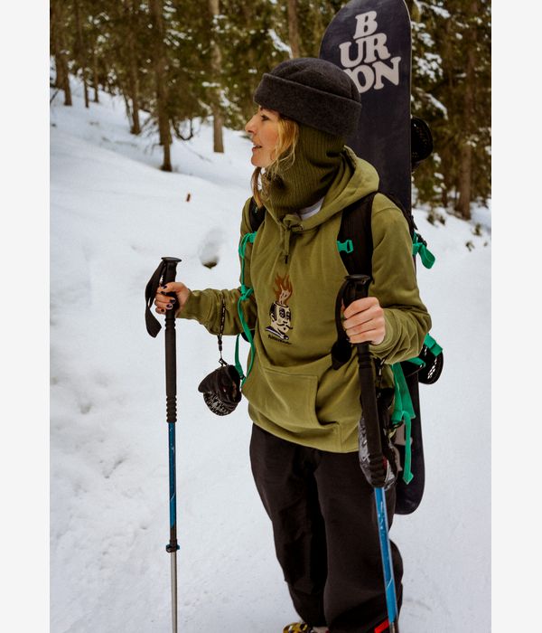 Anuell Flaming Jerry Organic sweat à capuche (olive)