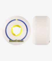 skatedeluxe Retro Conical Rouedas (white yellow) 58mm 100A Pack de 4