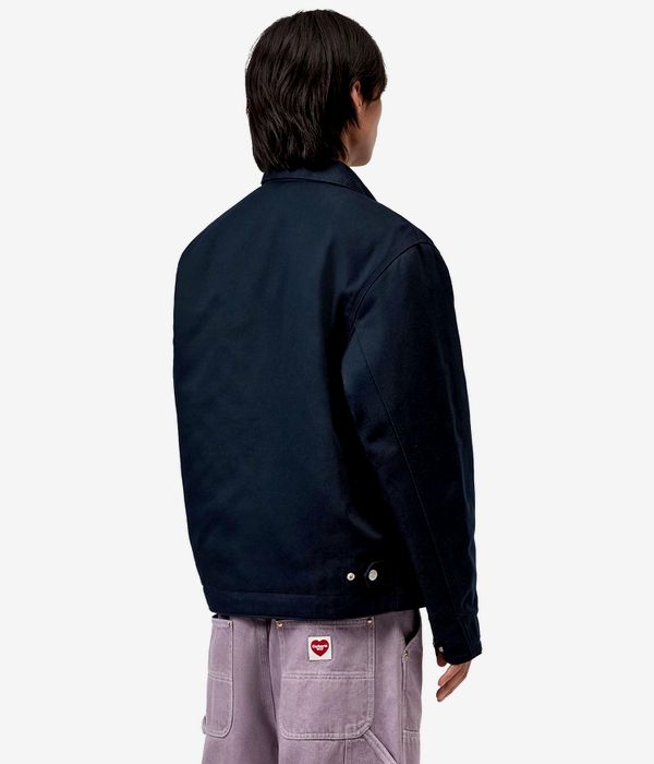 Carhartt WIP Module Script Watertown Jacke (deep night white rigid)