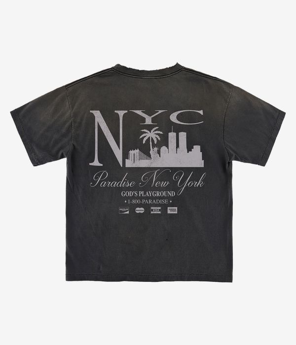 Paradise NYC God's Playground T-Shirt (vintage black)