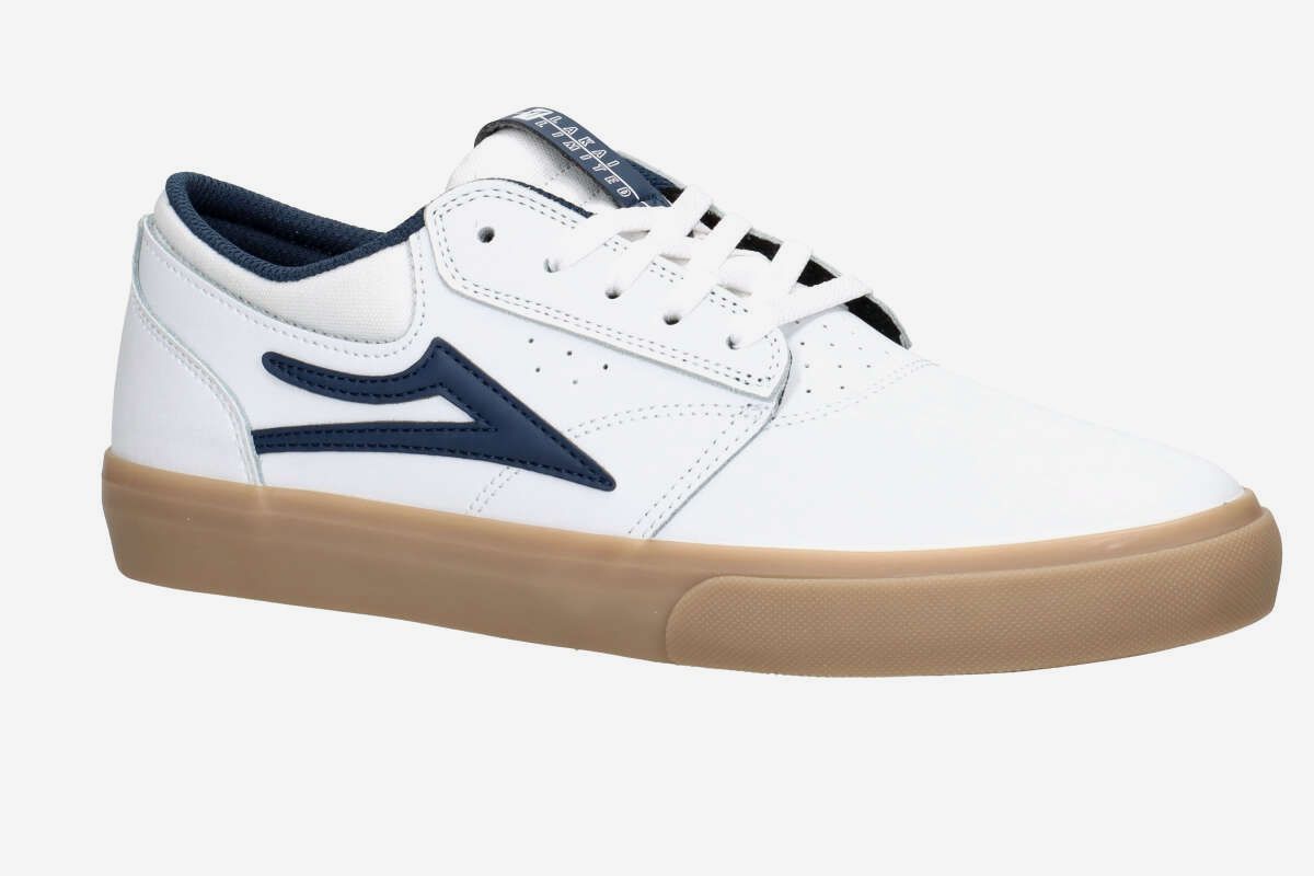 Lakai Griffin Schuh (white gum leather)