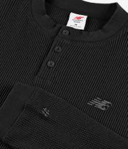 New Balance Numeric Waffle Knit Henley Long sleeve (black)