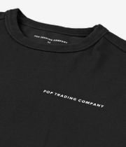 Pop Trading Company Logo Longues Manches (black white)