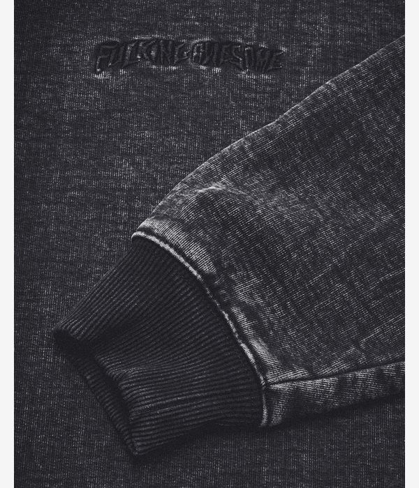 Fucking Awesome Little Stamp Snow Wash Sweatshirt (black)