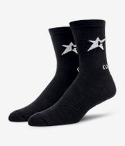 Carpet Company C-Star Logo Socks US 9-12 (black silver)