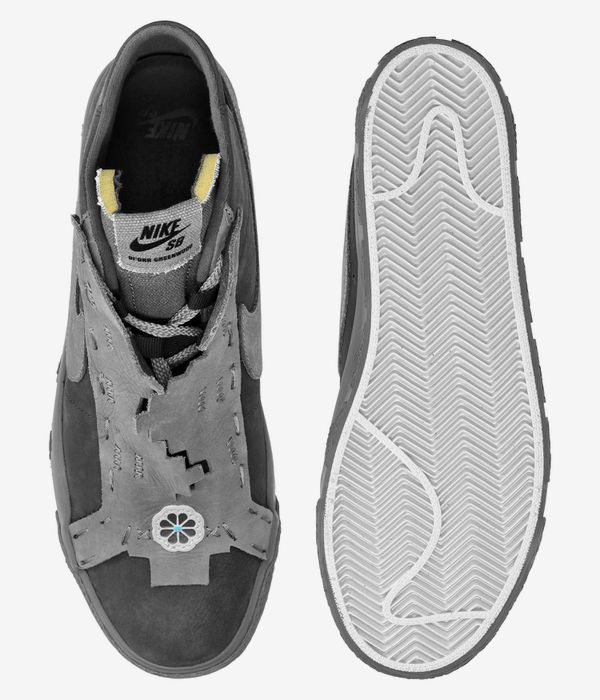 Nike SB x Di'Orr Greenwood Zoom Blazer Mid Schoen (anthracite dark smoke grey)