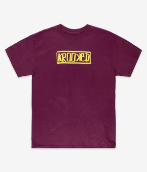 Krooked Box T-Shirt (maroon)