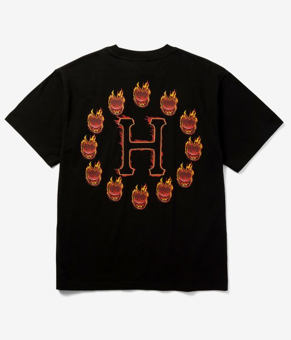 HUF x Spitfire Flame Galaxies T-Shirt (black)
