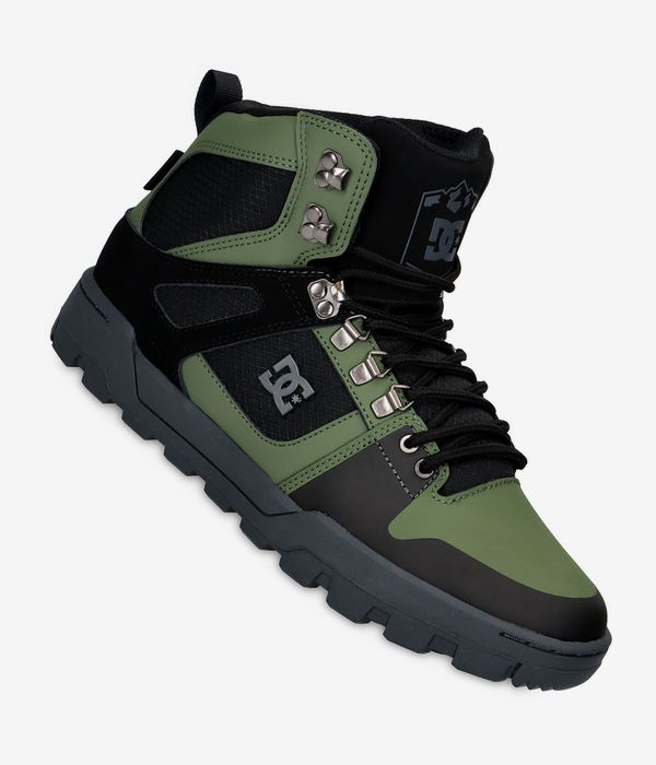 DC Pure Hi Top WR Boot Schuh (black olive grey)