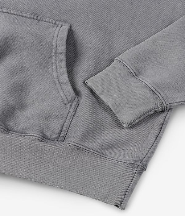 skatedeluxe World Patch Organic sweat à capuche (washed charcoal)