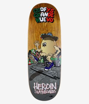 Heroin Skateboards Le Goofs Grande Huevo 10.75" Tavola da skateboard (multi)