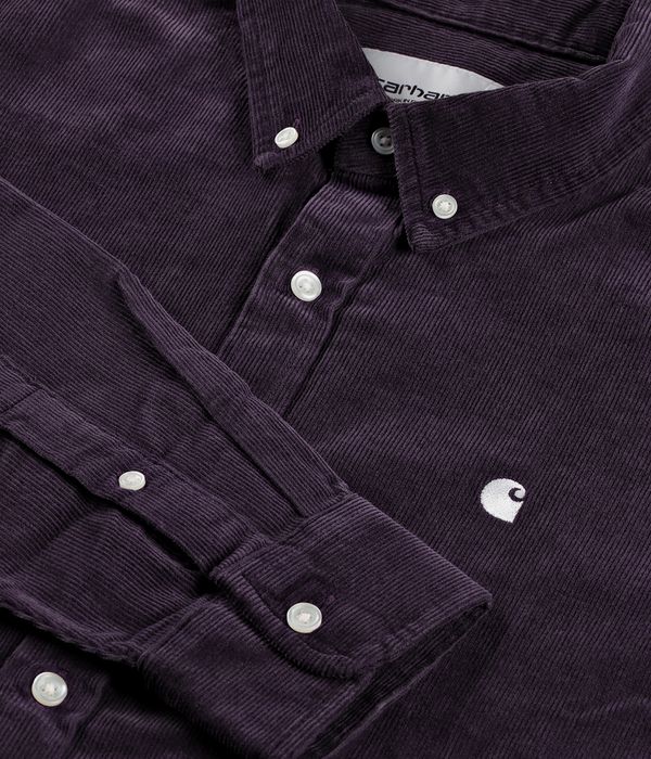 Carhartt WIP Madison Fine Cord Shirt (shale wax)