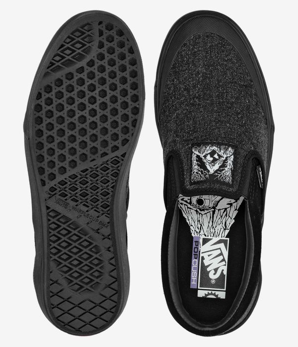 Vans x Fast And Loose BMX Slip-On Shoes (black)