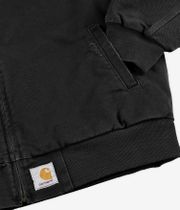 Carhartt WIP OG Santa Fe Organic Cotton Dearborn Jacket (black black grind wash)