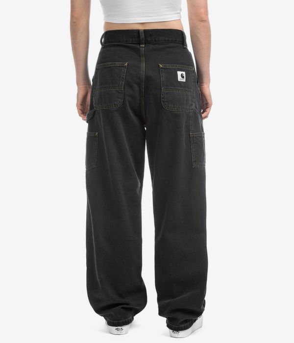 Carhartt WIP W' Brandon Double Knee Pant Maverick Jeans women (black stone washed)