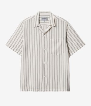 Carhartt WIP Reyes Sustainable Viscose Popline Camisa (stripe wax black)