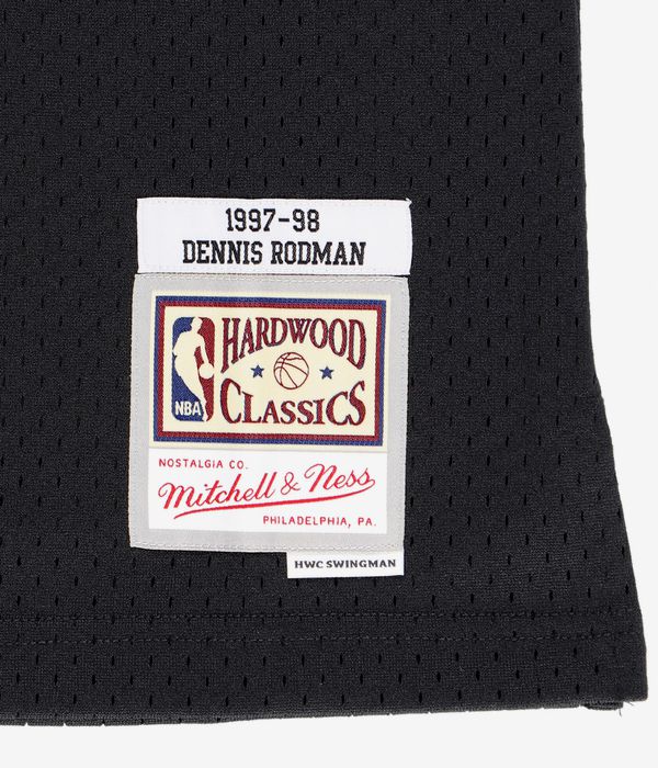 Dennis Rodman Chicago Bulls Mitchell & Ness Hardwood Classics Swingman  Jersey - Black