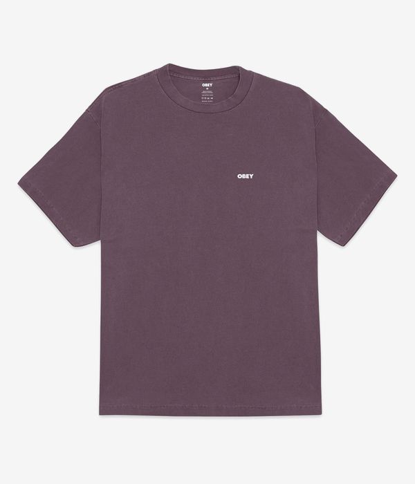 Obey Bold Icon Face T-Shirt (pigment plum perfect)