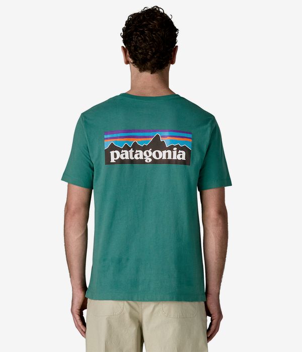 Patagonia P-6 Logo T-Shirt (gem green)