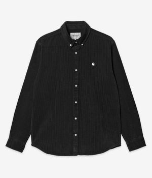 Carhartt WIP Madison Fine Cord Camisa (black wax)